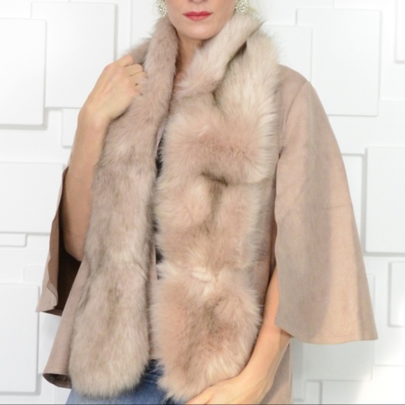 MODA ME COUTURE | Accessories | Blush Pink Faux Fur Scarf | Poshmark